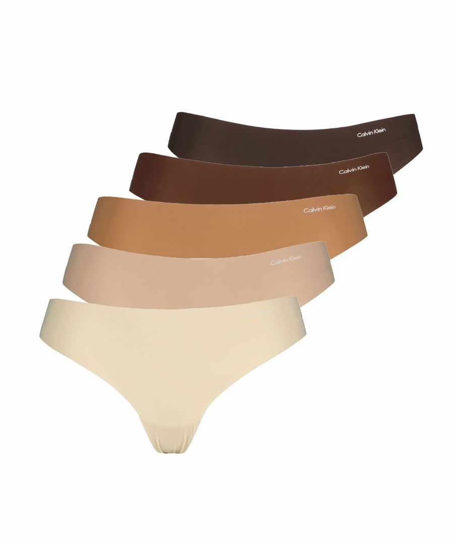 Kvinna Calvin Klein Underwear Underklader | 5-Pack Invisible Thong