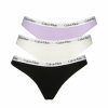 Kvinna Calvin Klein Underklader | Thong 3-Pack