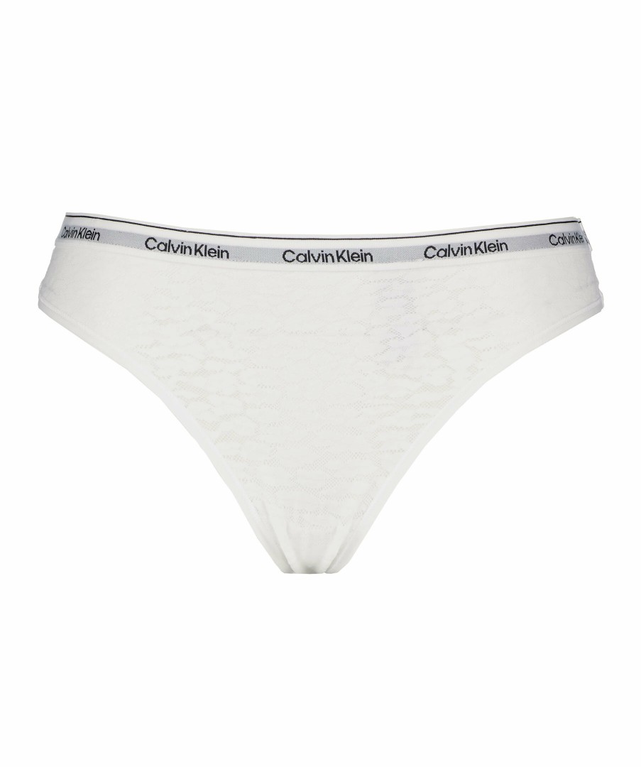 Kvinna Calvin Klein Underklader | High Leg Thong