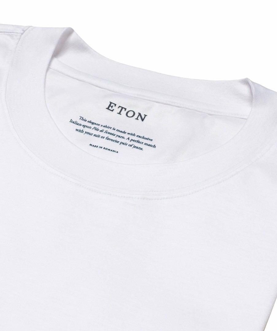 Man Eton T-Shirts | Filo Di Scozia T-Shirt