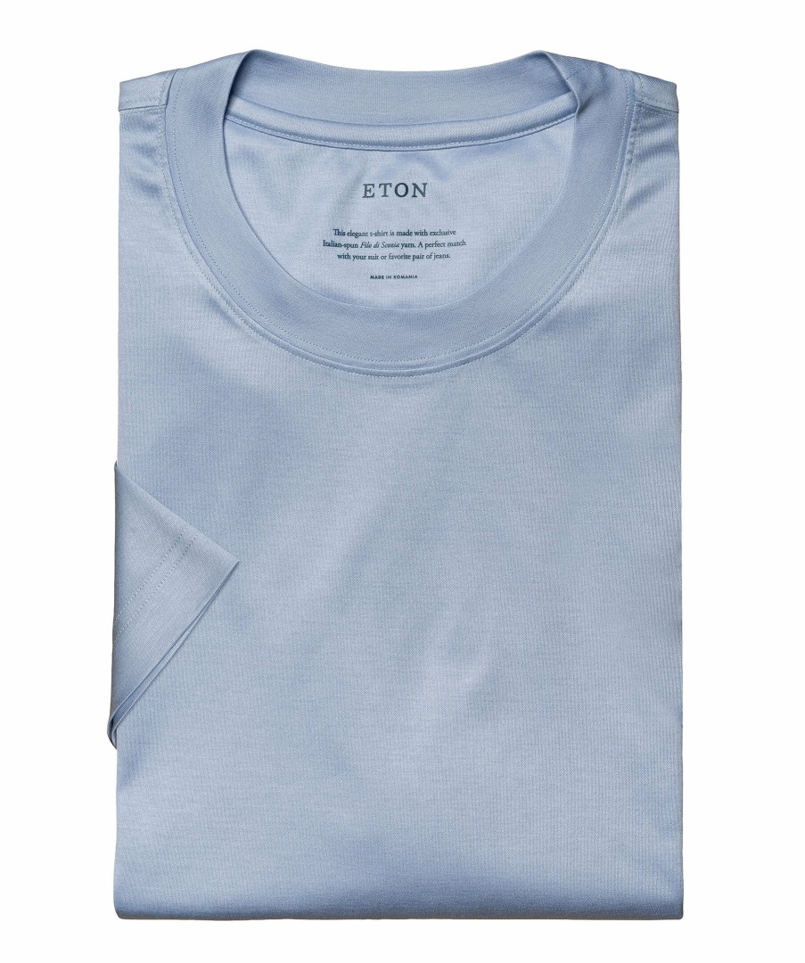 Man Eton T-Shirts | Filo Di Scozia T-Shirt