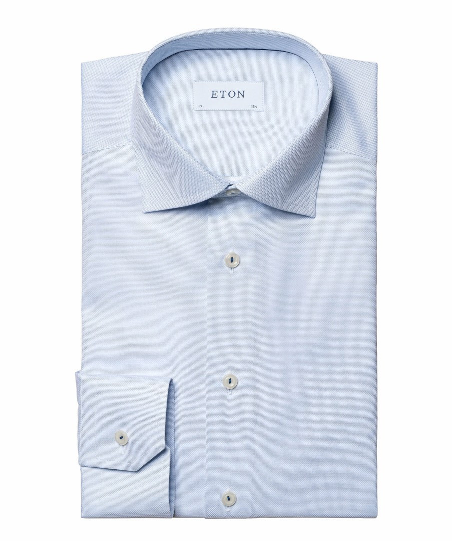 Man Eton Skjortor | Dobby Shirt Contemp