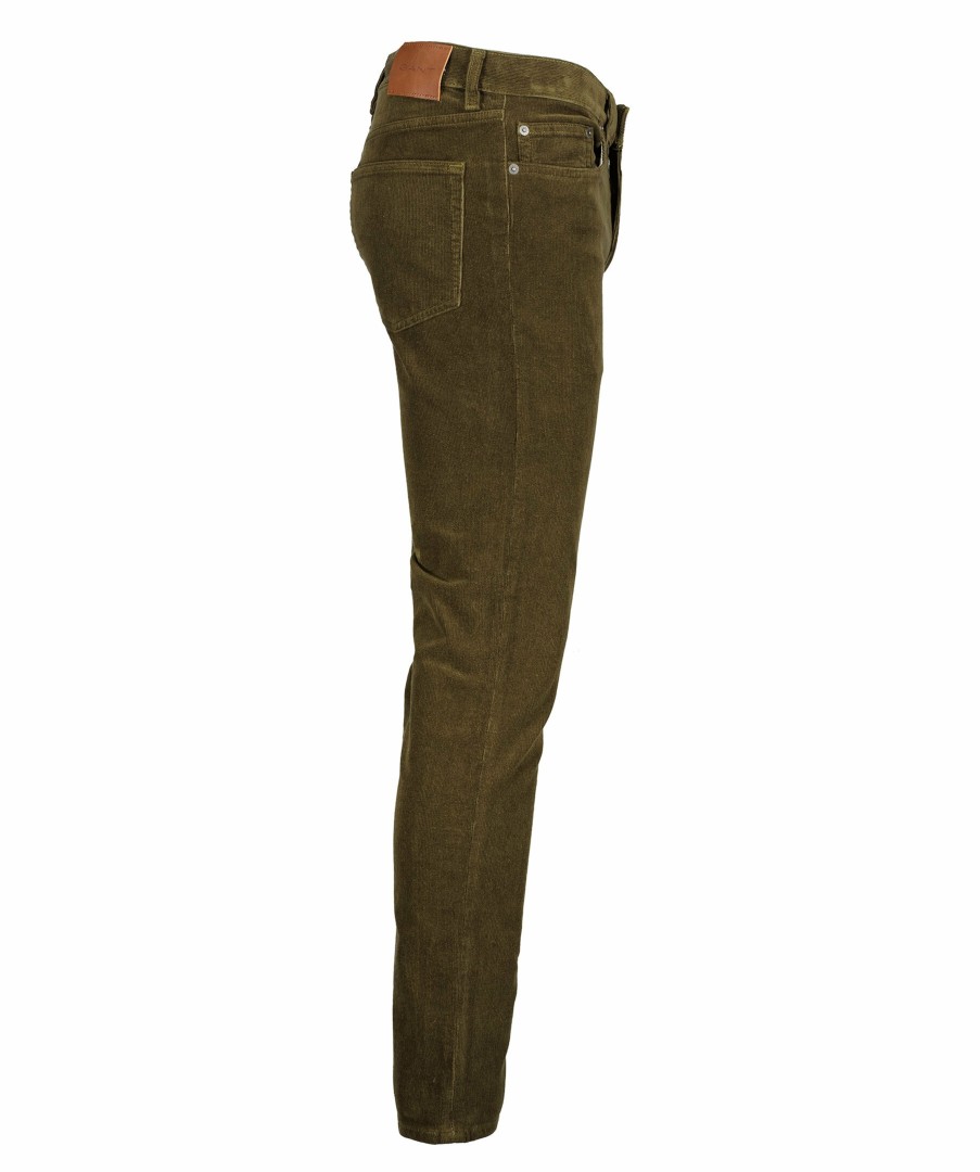 Man Gant Byxor | Slim Cord Jeans