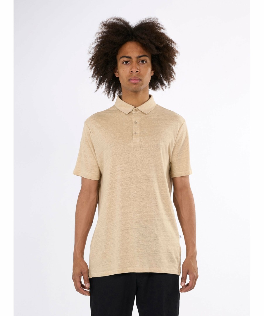 Man Knowledge cotton Piketrojor | Linen Polo