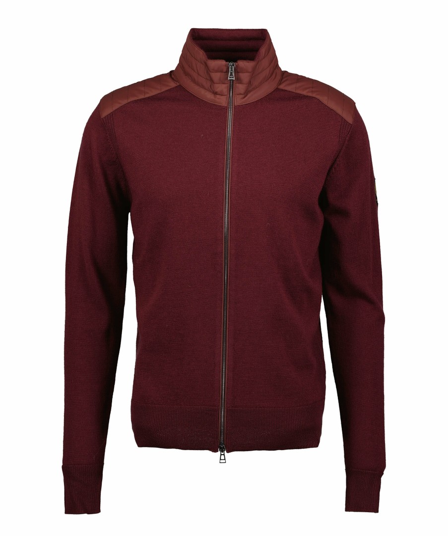 Man Belstaff Trojor & Hoodies | Kelby Zip Cardigan