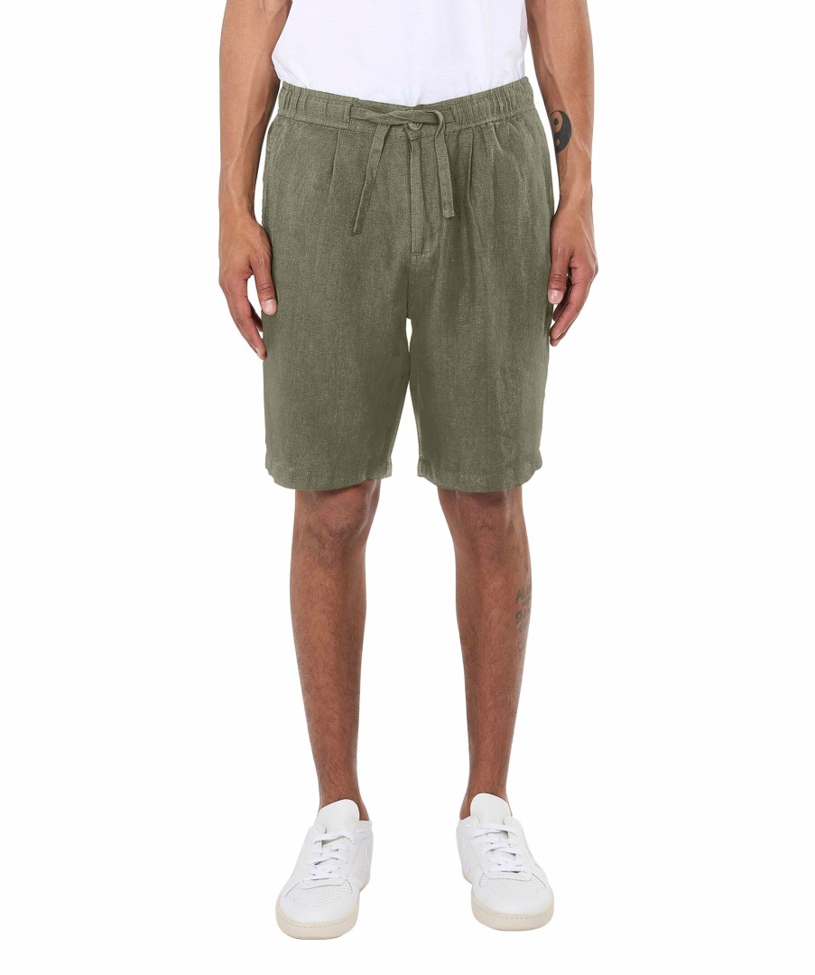 Man Knowledge cotton Shorts | Loose Linen Shorts