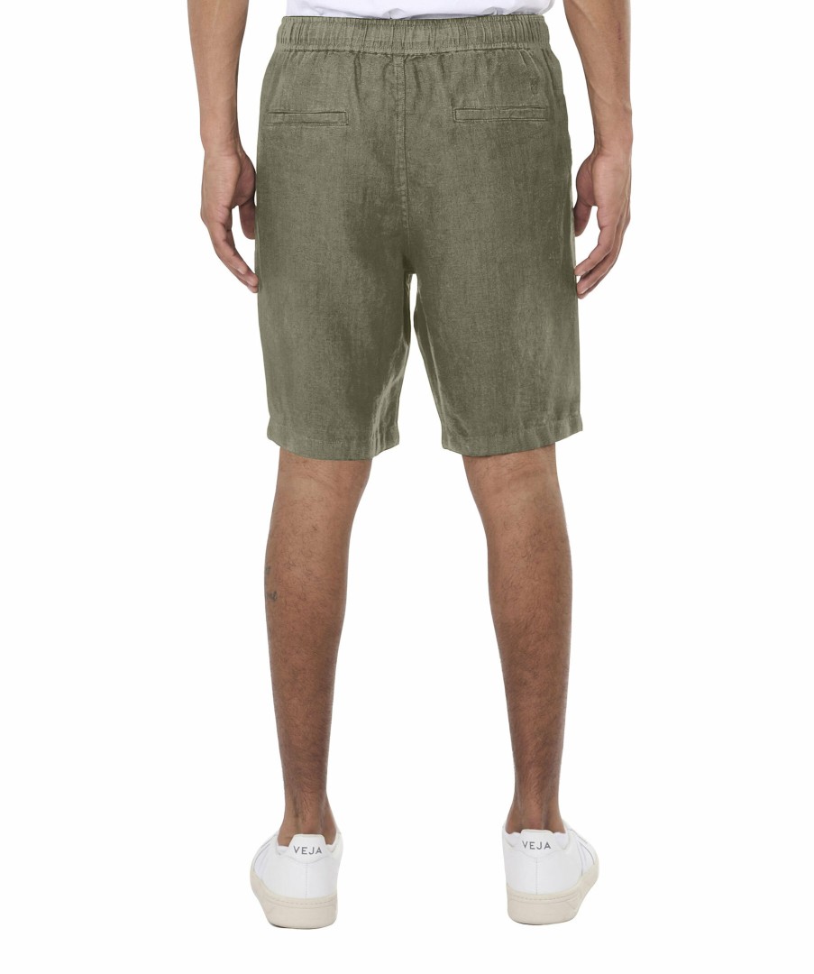 Man Knowledge cotton Shorts | Loose Linen Shorts