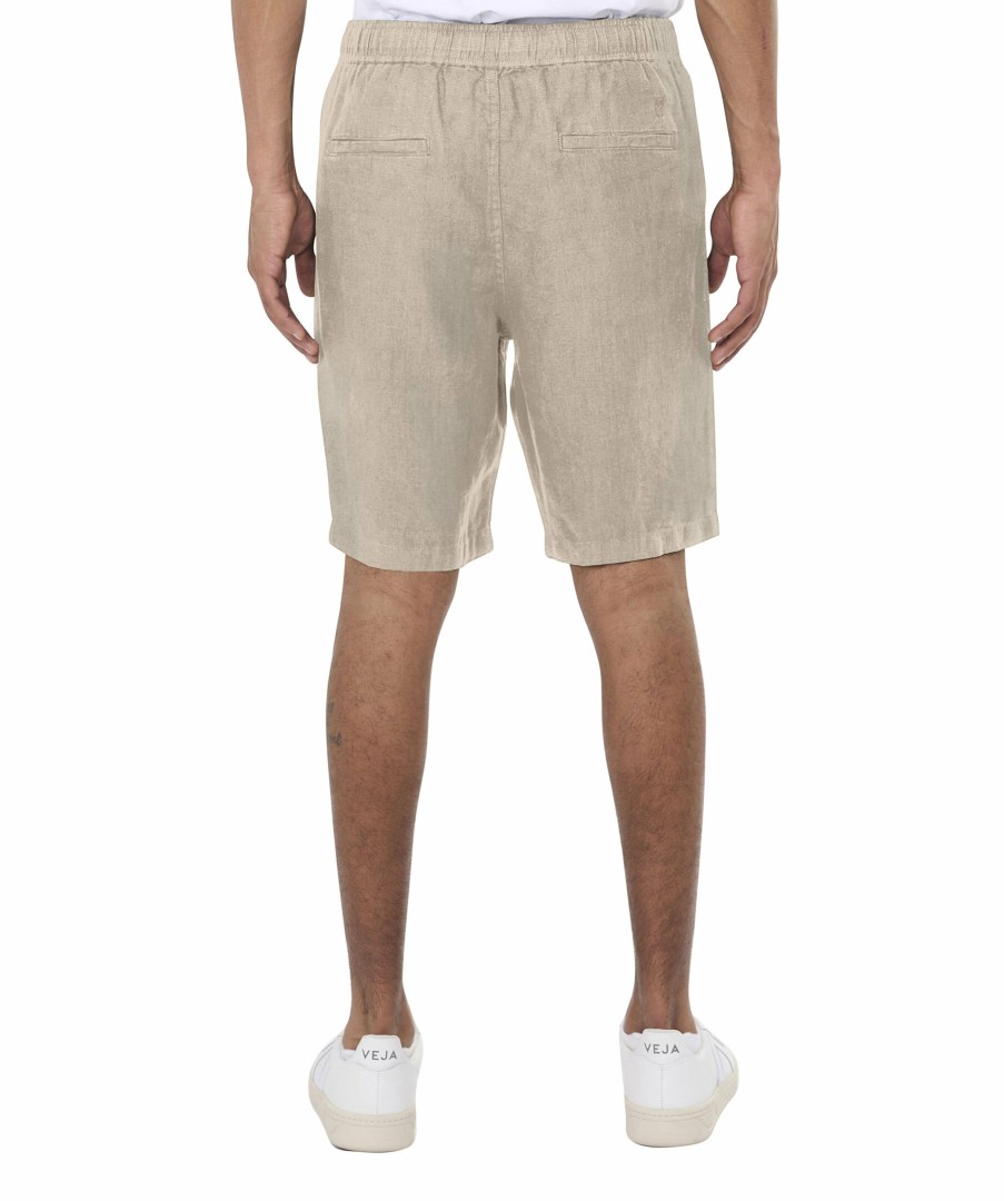 Man Knowledge cotton Shorts | Loose Linen Shorts