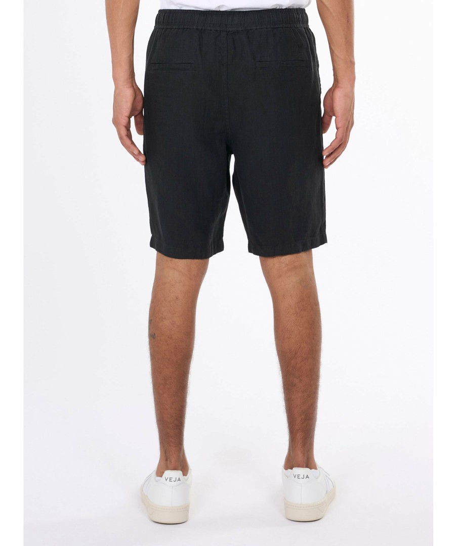 Man Knowledge cotton Shorts | Loose Linen Shorts