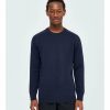 Man Knowledge cotton Trojor & Hoodies | Plain Knitted Crewneck