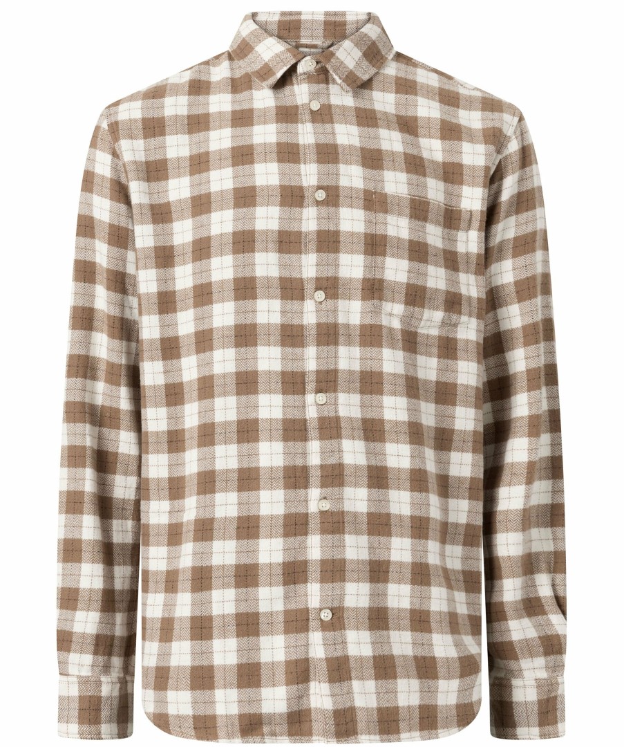 Man Knowledge cotton Skjortor | Loose Fit Checked Shirt