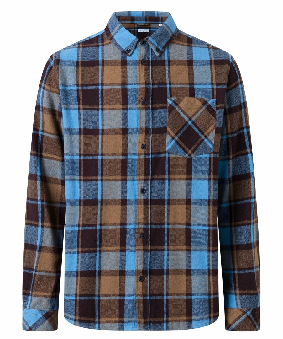 Man Knowledge cotton Skjortor | Reg Fit Checked Shirt