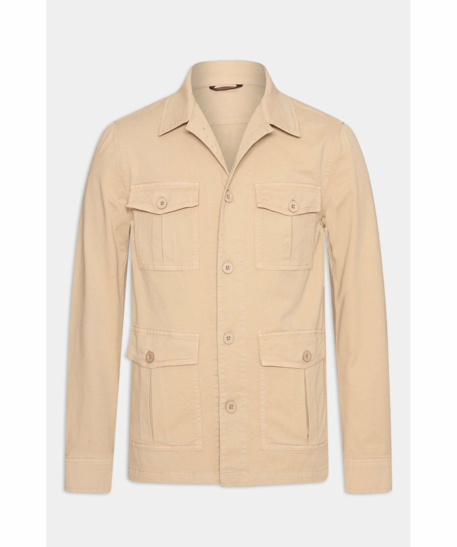 Man Oscar Jacobson Overshirts | Safari Shirt Jacket