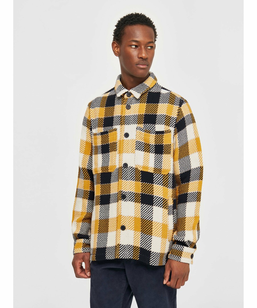 Man Knowledge cotton Overshirts | Checked Overshirt