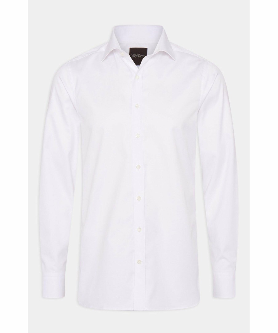 Man Oscar Jacobson Skjortor | Slim Fit Cut Away Shirt