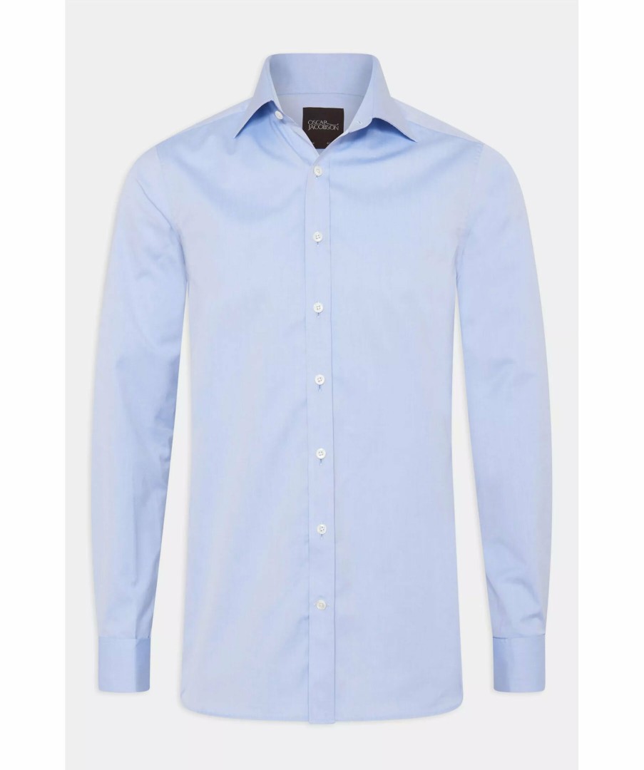 Man Oscar Jacobson Skjortor | Slim Fit Cut Away Shirt