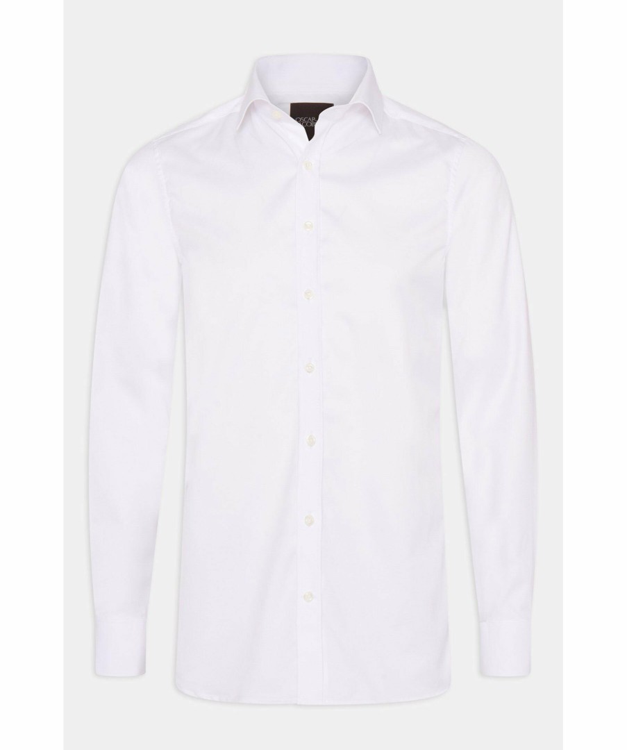 Man Oscar Jacobson Skjortor | Slim Fit Cut Away Shirt