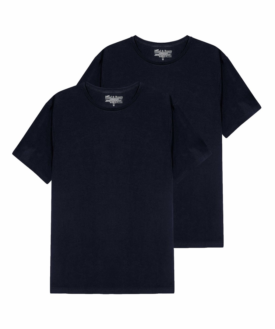 Man Bread&Boxers T-Shirts | Mens 2 Pack Crew Neck