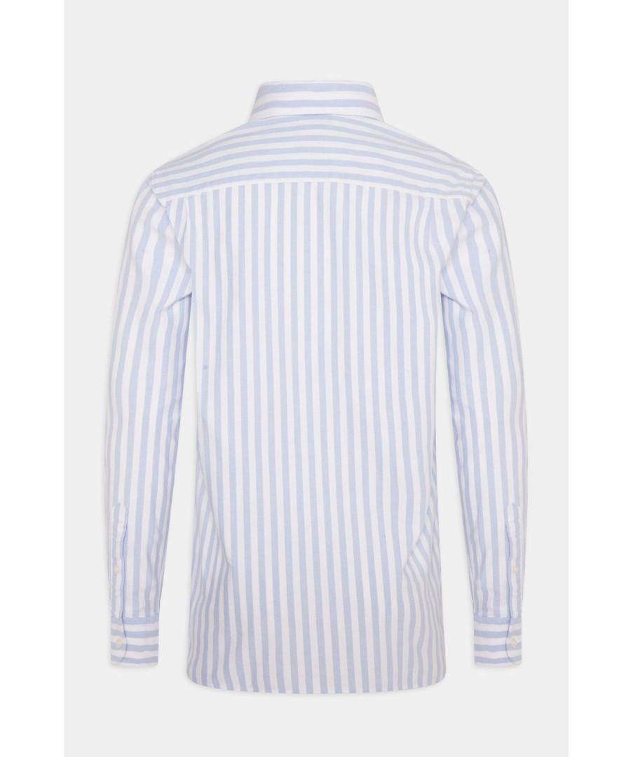 Man Oscar Jacobson Skjortor | Reg Fit Striped Oxford