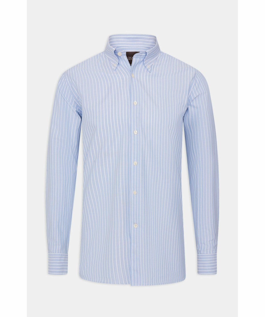 Man Oscar Jacobson Skjortor | Reg Fit Bd Varsity Shirt