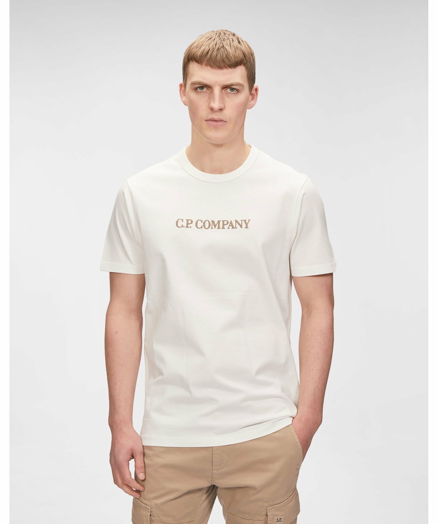 Man C.P Company T-Shirts | Graphic Logo T-Shirt