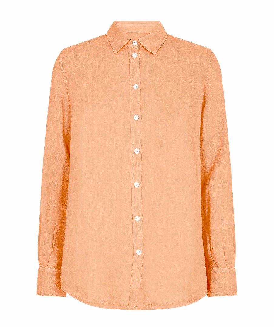 Kvinna Mos Mosh Skjortor | Karli Linen Shirt