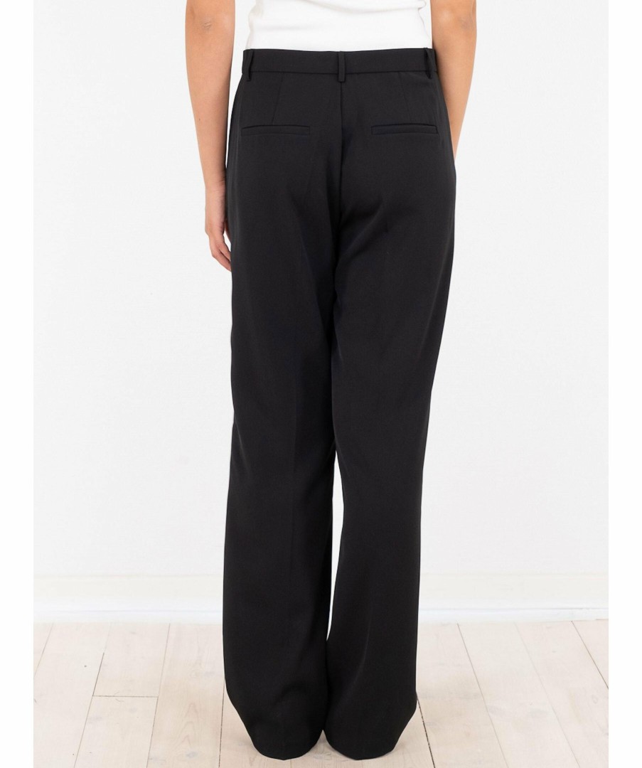 Kvinna Neo Noir Byxor | Alice Woven Pants