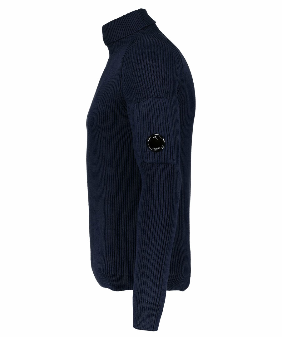 Man C.P Company Trojor & Hoodies | Full Rib Rollneck Jumper