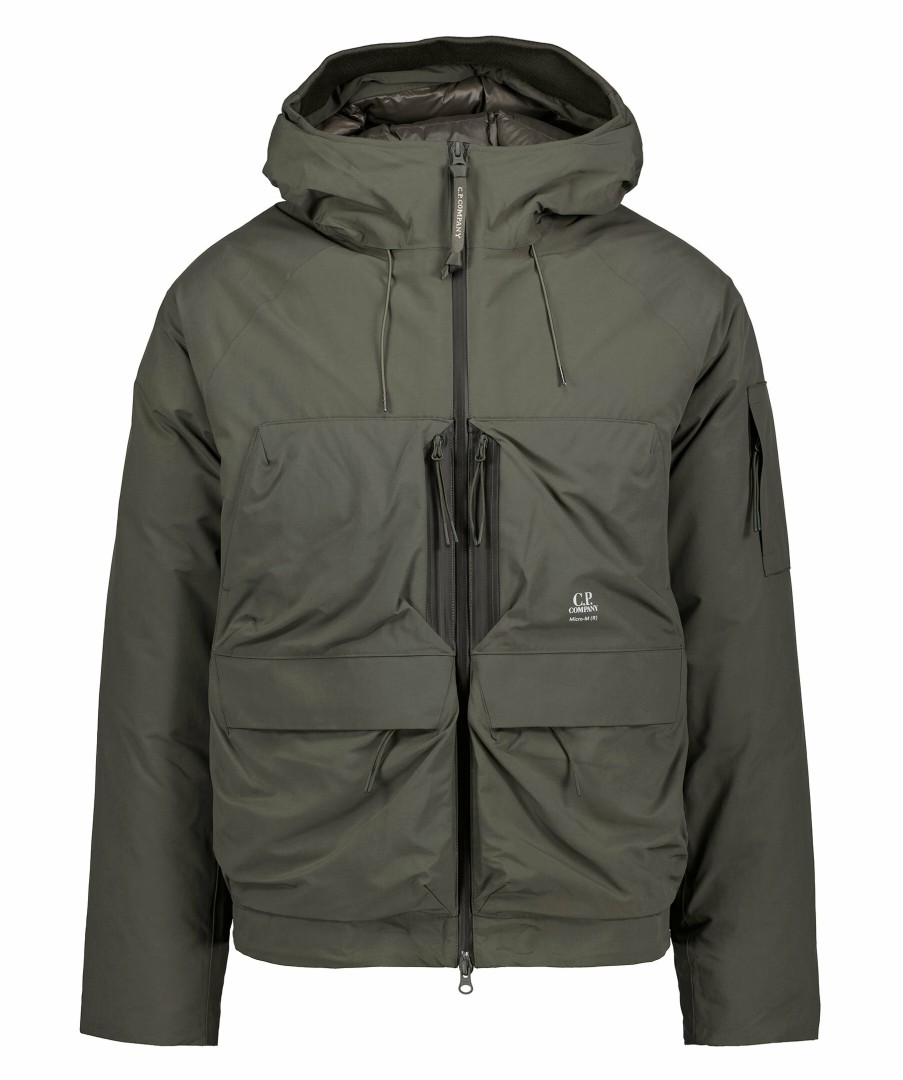 Man C.P Company Jackor | Micro-M Hooded Down Jkt