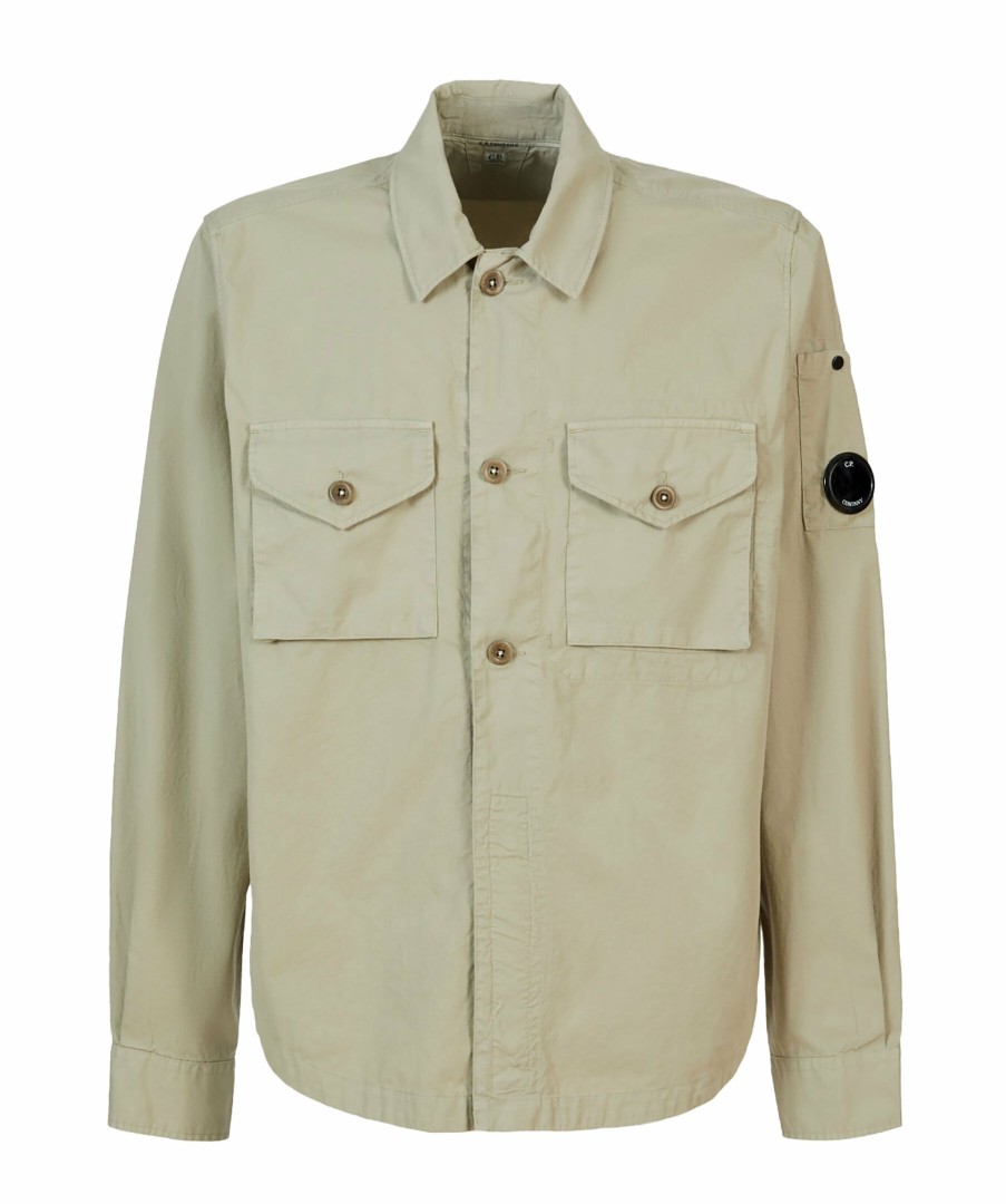 Man C.P Company Skjortor | Gabardine Buttoned Shirt