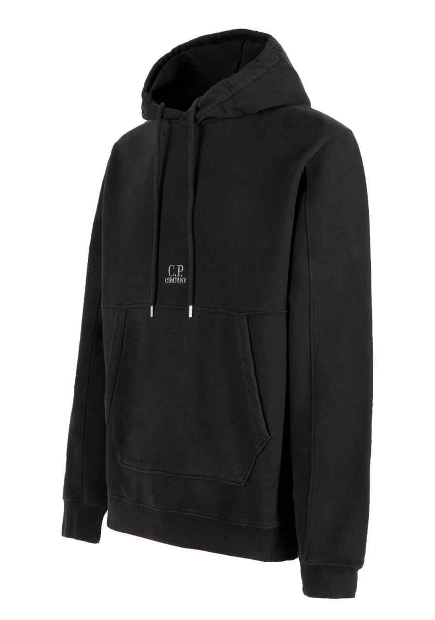 Man C.P Company Trojor & Hoodies | Diagonal Fleece Hoodie