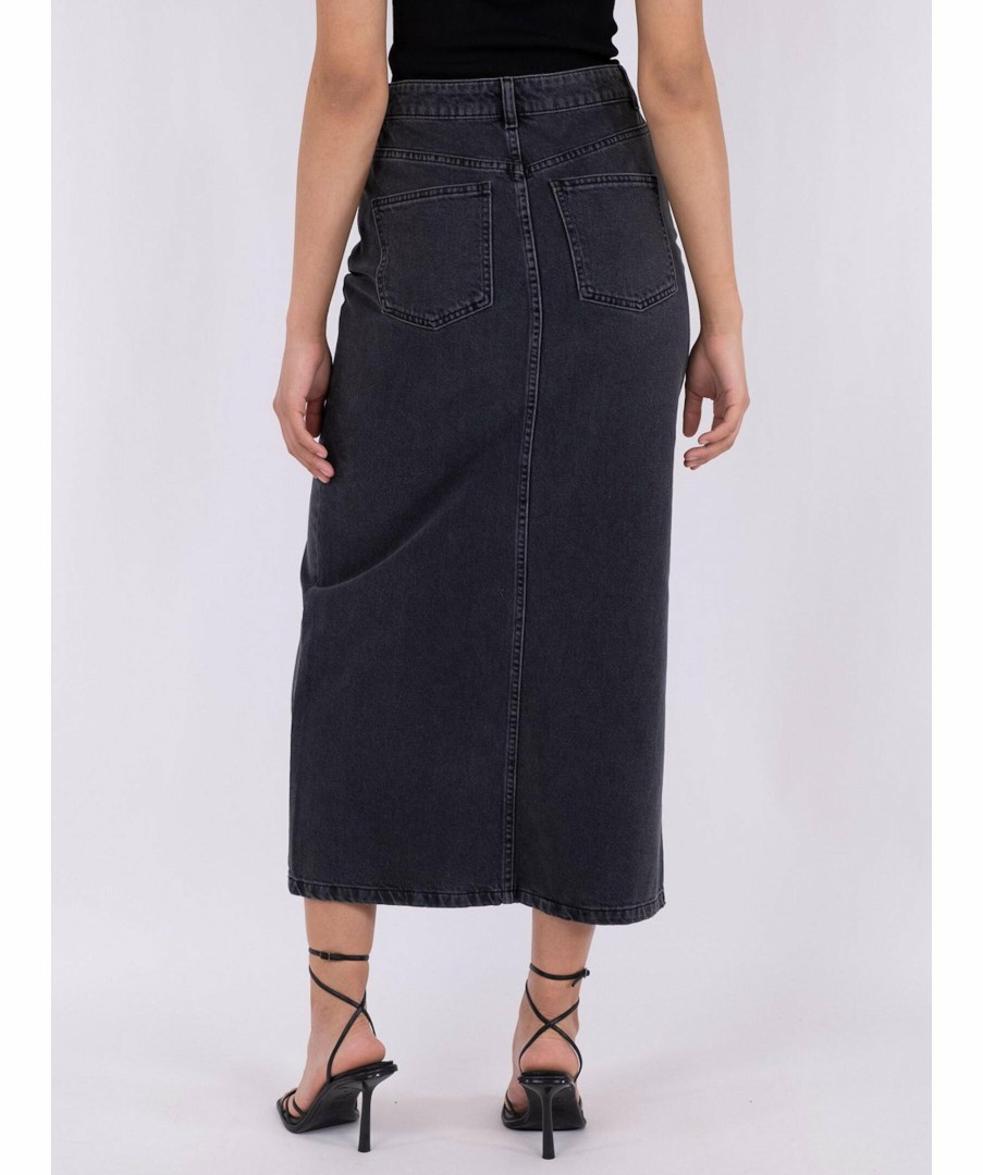 Kvinna Neo Noir Kjolar | Frankie Denim Skirt