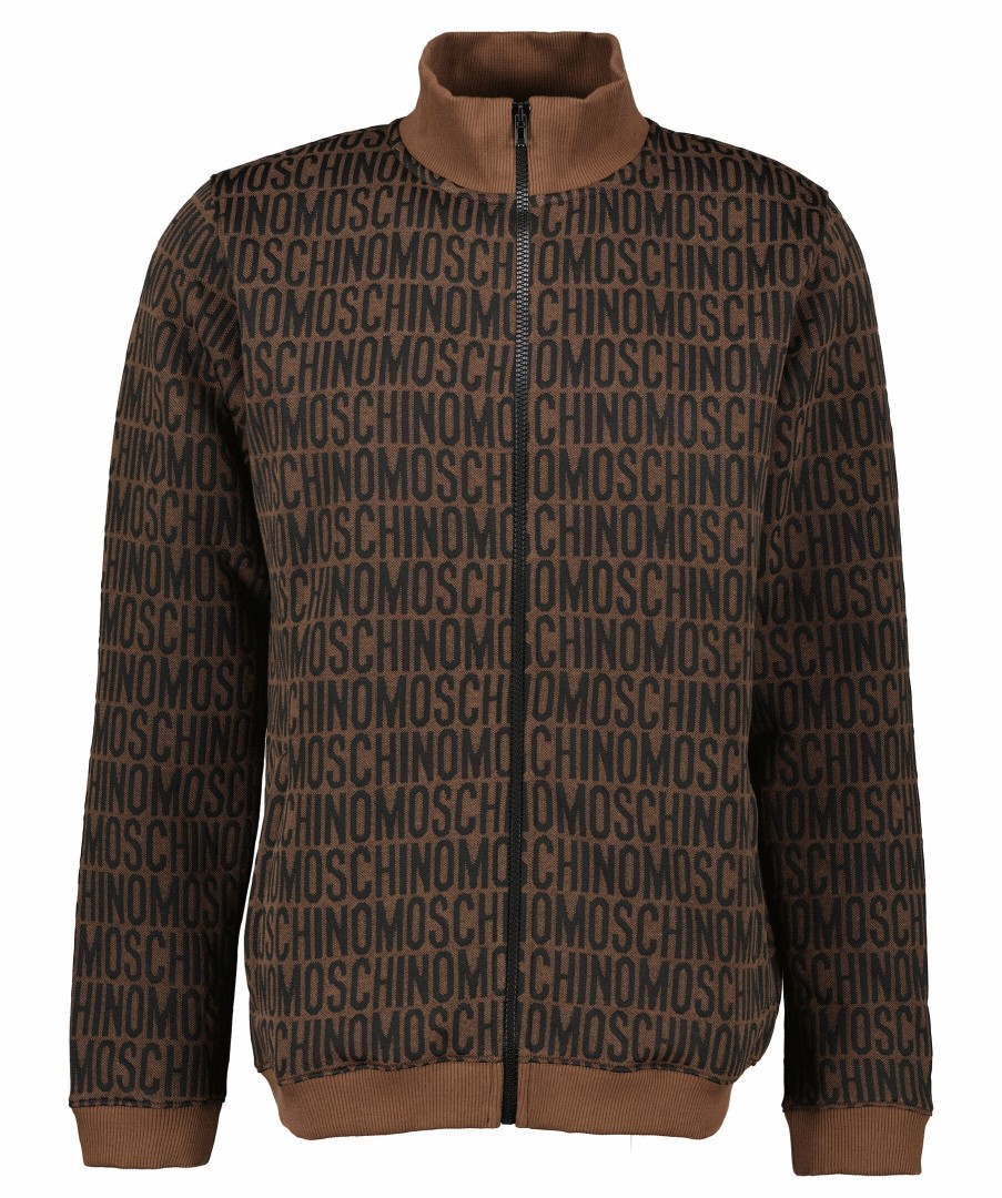 Man Moschino Trojor & Hoodies | Moschino Logo Full Zip