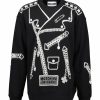 Man Moschino Trojor & Hoodies | Biker Imitation Sweat