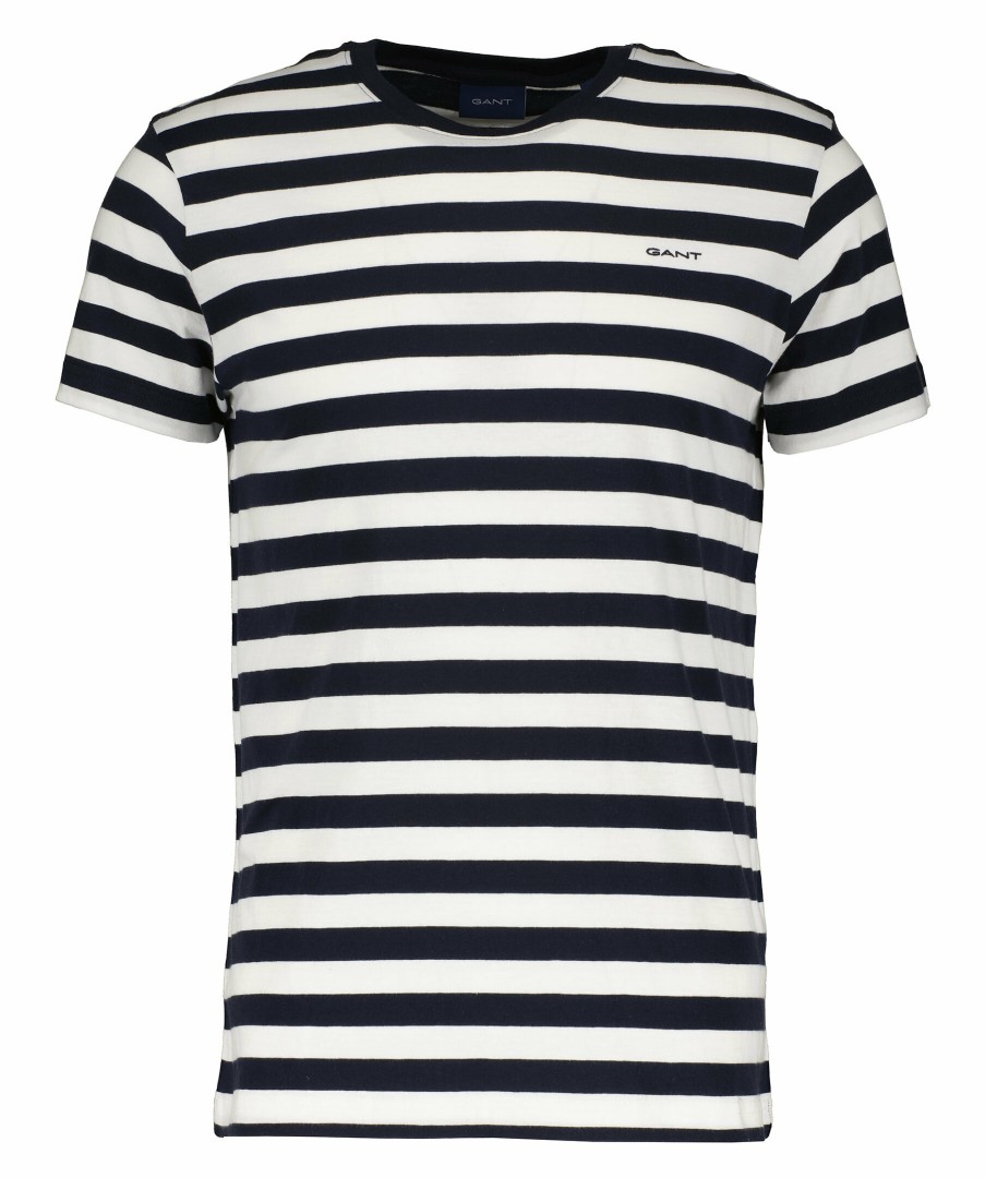 Man Gant T-Shirts | Multistripe T-Shirt