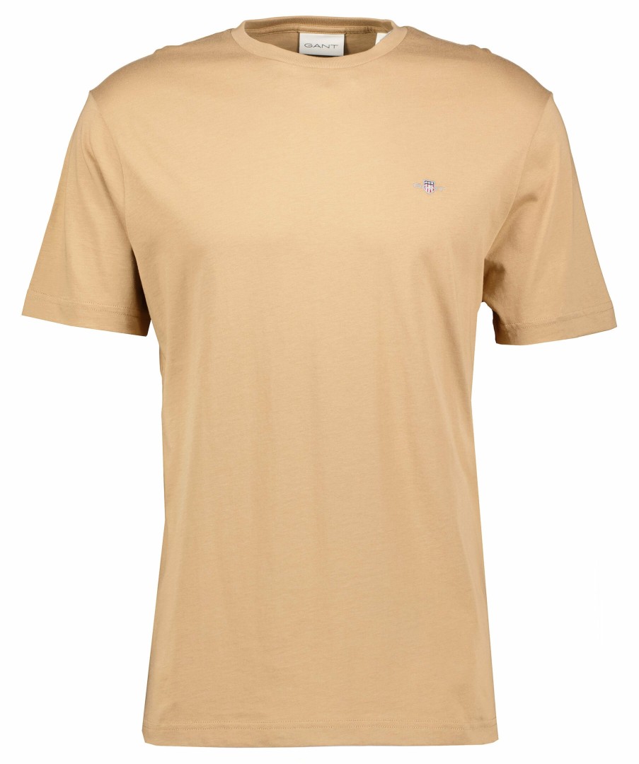 Man Gant T-Shirts | Reg Shield Ss T-Shirt