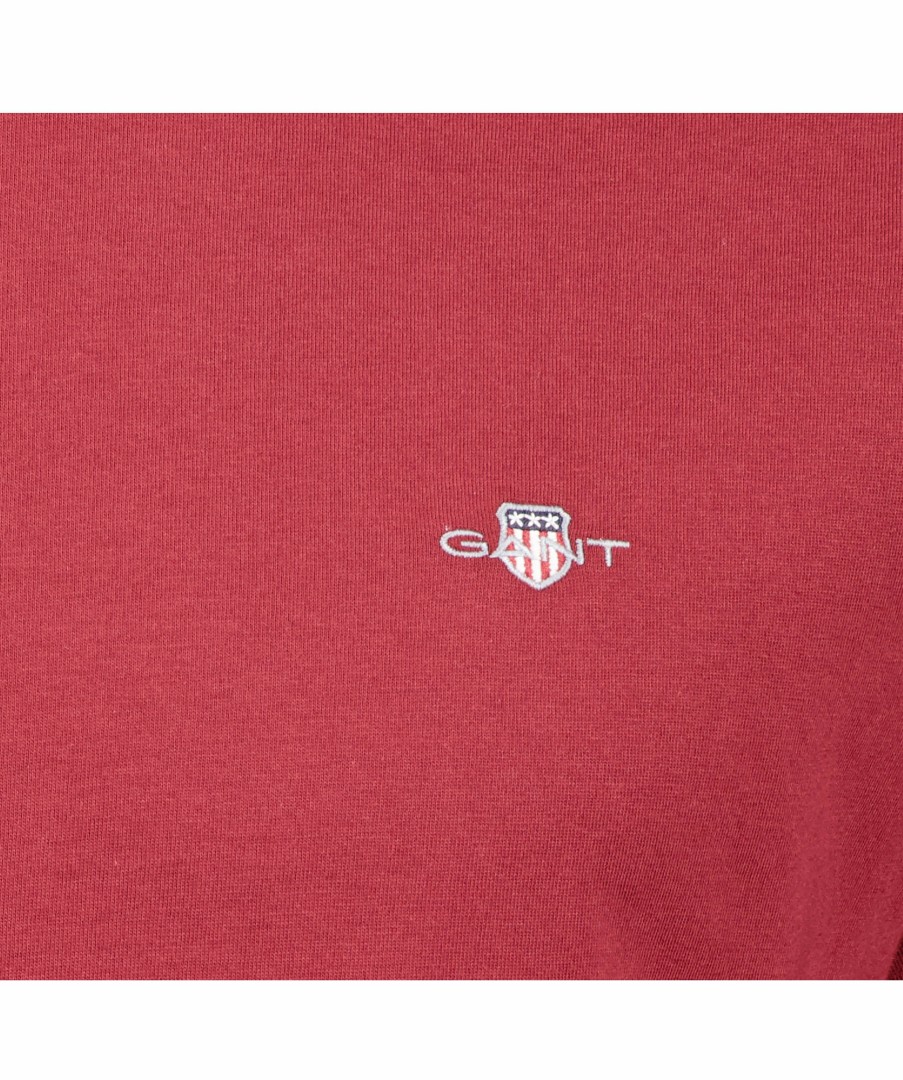 Man Gant T-Shirts | Reg Shield Ss T-Shirt