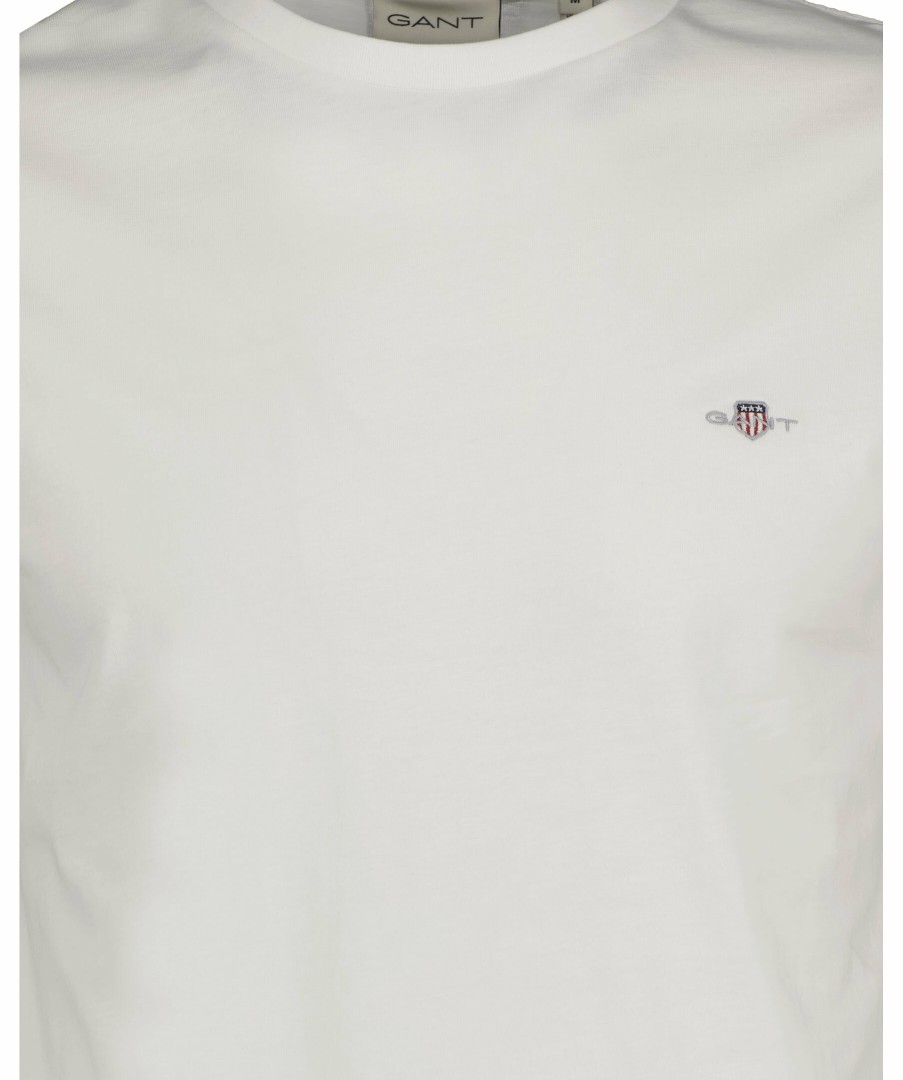 Man Gant T-Shirts | Reg Shield Ss T-Shirt