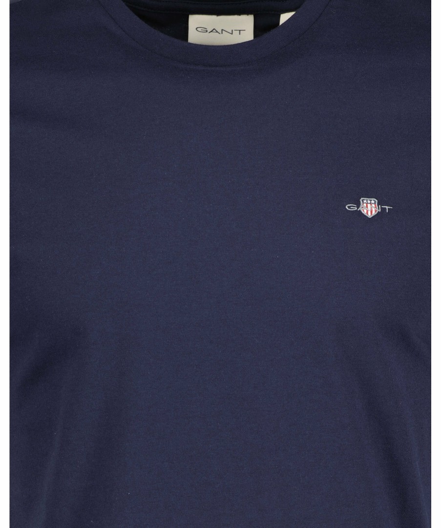 Man Gant T-Shirts | Reg Shield Ss T-Shirt