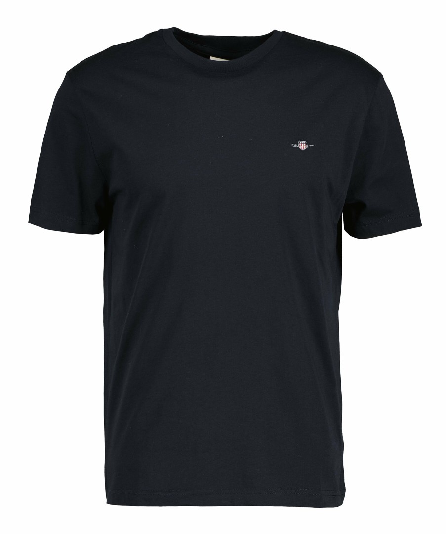 Man Gant T-Shirts | Reg Shield Ss T-Shirt