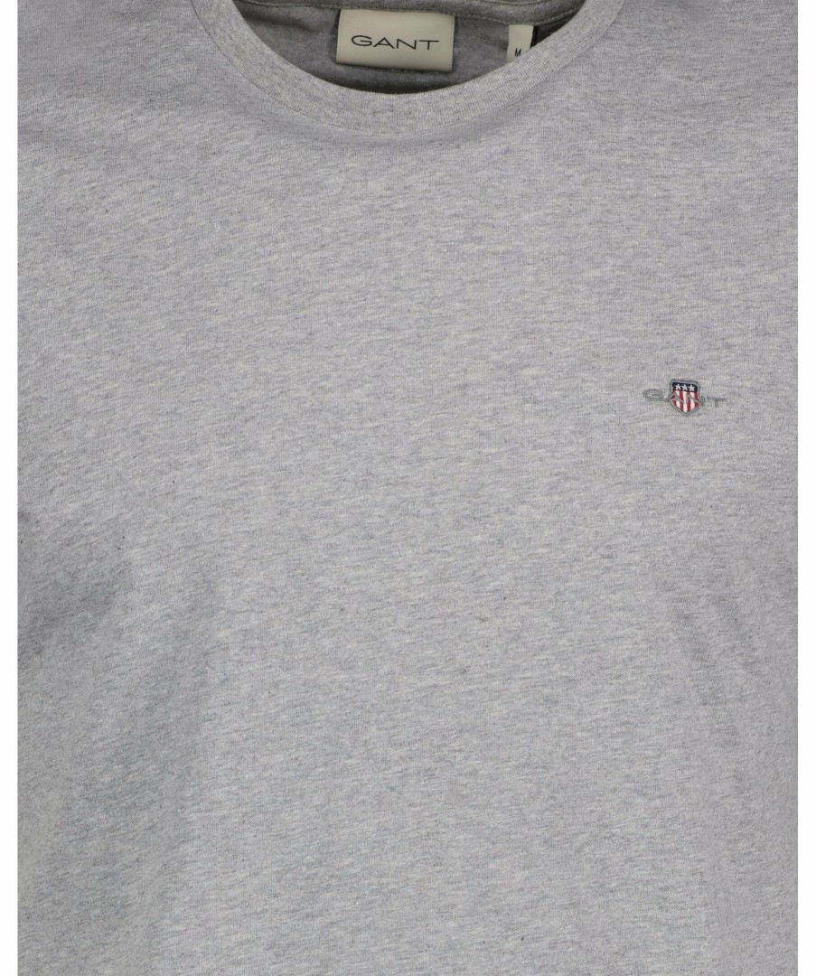 Man Gant T-Shirts | Reg Shield Ss T-Shirt