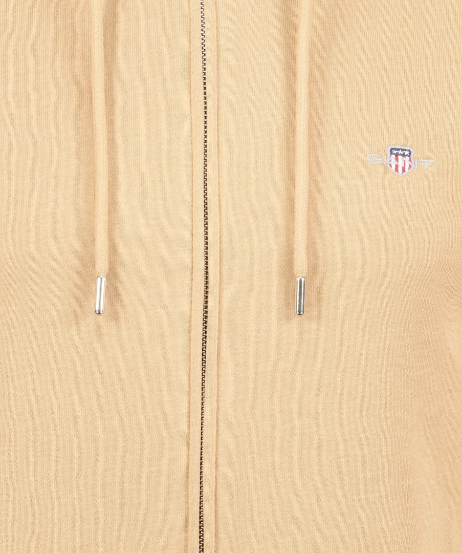 Man Gant Trojor & Hoodies | Full Zip Hoodie