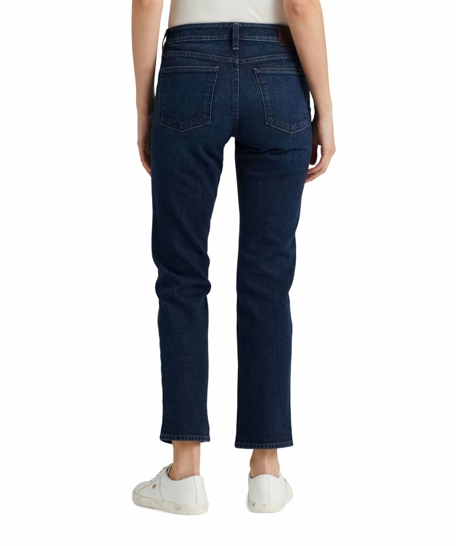 Kvinna Lauren Ralph Lauren Jeans | Mid Rise Straight Jeans