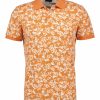 Man Gant Piketrojor | Floral Print Ss Pique