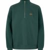 Man Mads Nørgaard Trojor & Hoodies | Standard Halfzip Logo