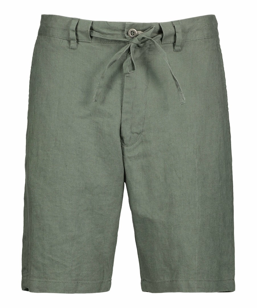 Man Gant Shorts | Relaxed Linen Shorts