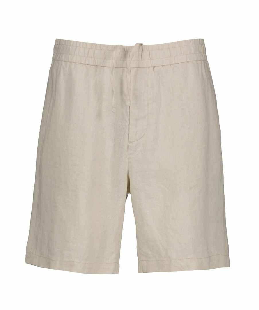 Man Gant Shorts | Linen Drawstring Shorts