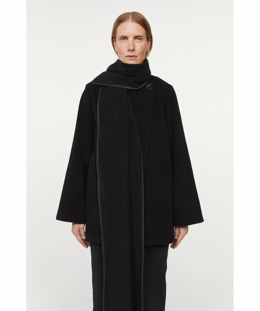 Kvinna Rodebjer Kappor | Libra Wool Cash Coat