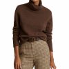 Kvinna Polo Ralph Lauren Trojor & Hoodies | Relaxed Turtleneck Knit