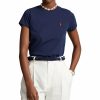 Kvinna Polo Ralph Lauren T-Shirts | New Short Sleeve Tee